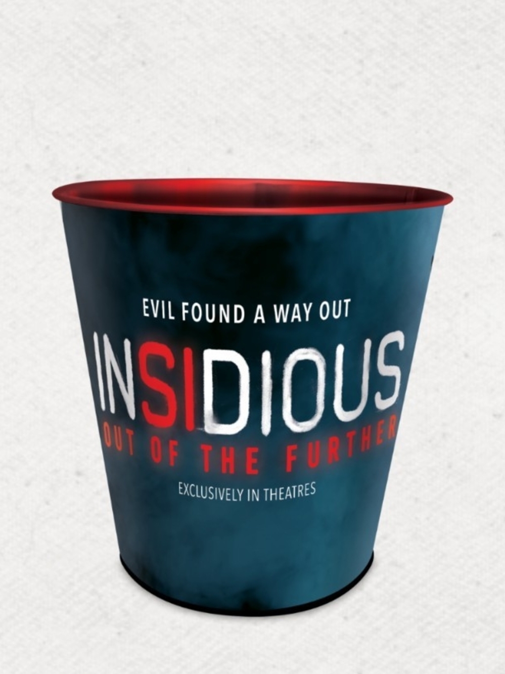 Insidious Out of the Further: Round Metal Tin Popcorn Bucket